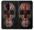 W3848 United Kingdom Flag Skull Hülle Schutzhülle Taschen und Leder Flip für OnePlus 8 Pro