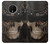 W3852 Steampunk Skull Hülle Schutzhülle Taschen und Leder Flip für OnePlus 7T
