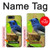 W3839 Bluebird of Happiness Blue Bird Hülle Schutzhülle Taschen und Leder Flip für OnePlus 5T