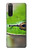 W3845 Green frog Hülle Schutzhülle Taschen und Leder Flip für Sony Xperia 5 II