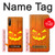 W3828 Pumpkin Halloween Hülle Schutzhülle Taschen und Leder Flip für Sony Xperia L4