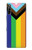 W3846 Pride Flag LGBT Hülle Schutzhülle Taschen und Leder Flip für Sony Xperia L4
