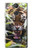 W3838 Barking Bengal Tiger Hülle Schutzhülle Taschen und Leder Flip für Sony Xperia XA2