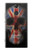 W3848 United Kingdom Flag Skull Hülle Schutzhülle Taschen und Leder Flip für Sony Xperia XA2