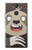 W3855 Sloth Face Cartoon Hülle Schutzhülle Taschen und Leder Flip für Sony Xperia XA2