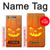 W3828 Pumpkin Halloween Hülle Schutzhülle Taschen und Leder Flip für Sony Xperia XZ1