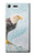 W3843 Bald Eagle On Ice Hülle Schutzhülle Taschen und Leder Flip für Sony Xperia XZ Premium