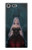 W3847 Lilith Devil Bride Gothic Girl Skull Grim Reaper Hülle Schutzhülle Taschen und Leder Flip für Sony Xperia XZ Premium