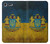 W3858 Ukraine Vintage Flag Hülle Schutzhülle Taschen und Leder Flip für Sony Xperia XZ Premium