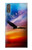 W3841 Bald Eagle Flying Colorful Sky Hülle Schutzhülle Taschen und Leder Flip für Sony Xperia XZ