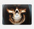 W0225 Skull Grim Reaper Hülle Schutzhülle Taschen für MacBook Pro 14 M1,M2,M3 (2021,2023) - A2442, A2779, A2992, A2918