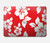 W1949 Hawaiian Hibiscus Pattern Hülle Schutzhülle Taschen für MacBook Pro 14 M1,M2,M3 (2021,2023) - A2442, A2779, A2992, A2918