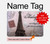 W2211 Paris Postcard Eiffel Tower Hülle Schutzhülle Taschen für MacBook Pro 14 M1,M2,M3 (2021,2023) - A2442, A2779, A2992, A2918