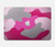 W2525 Pink Camo Camouflage Hülle Schutzhülle Taschen für MacBook Pro 14 M1,M2,M3 (2021,2023) - A2442, A2779, A2992, A2918