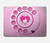 W2847 Pink Retro Rotary Phone Hülle Schutzhülle Taschen für MacBook Pro 14 M1,M2,M3 (2021,2023) - A2442, A2779, A2992, A2918