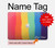 W3799 Cute Vertical Watercolor Rainbow Hülle Schutzhülle Taschen für MacBook Pro 14 M1,M2,M3 (2021,2023) - A2442, A2779, A2992, A2918
