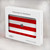 W2364 Red and White Striped Hülle Schutzhülle Taschen für MacBook Pro 16 M1,M2 (2021,2023) - A2485, A2780