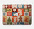 W2854 Cute Xmas Pattern Hülle Schutzhülle Taschen für MacBook Pro 16 M1,M2 (2021,2023) - A2485, A2780