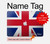 W3103 Flag of The United Kingdom Hülle Schutzhülle Taschen für MacBook Pro 16 M1,M2 (2021,2023) - A2485, A2780