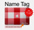 W3535 Red Gingham Hülle Schutzhülle Taschen für MacBook Pro 16 M1,M2 (2021,2023) - A2485, A2780