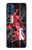 W2936 UK British Flag Map Hülle Schutzhülle Taschen und Leder Flip für Motorola Moto G41