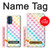 W3499 Colorful Heart Pattern Hülle Schutzhülle Taschen und Leder Flip für Motorola Moto G41