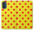 W3526 Red Spot Polka Dot Hülle Schutzhülle Taschen und Leder Flip für Motorola Moto G41