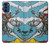 W3731 Tarot Card Knight of Swords Hülle Schutzhülle Taschen und Leder Flip für Motorola Moto G41