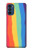 W3799 Cute Vertical Watercolor Rainbow Hülle Schutzhülle Taschen und Leder Flip für Motorola Moto G41