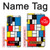 W3814 Piet Mondrian Line Art Composition Hülle Schutzhülle Taschen und Leder Flip für Motorola Moto G41