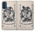 W3818 Vintage Playing Card Hülle Schutzhülle Taschen und Leder Flip für Motorola Moto G41