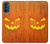 W3828 Pumpkin Halloween Hülle Schutzhülle Taschen und Leder Flip für Motorola Moto G41