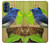 W3839 Bluebird of Happiness Blue Bird Hülle Schutzhülle Taschen und Leder Flip für Motorola Moto G41