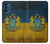 W3858 Ukraine Vintage Flag Hülle Schutzhülle Taschen und Leder Flip für Motorola Moto G41