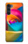 W1671 Rainbow Colorful Rose Hülle Schutzhülle Taschen und Leder Flip für Motorola Moto G200 5G
