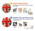 W2303 British UK Vintage Flag Hülle Schutzhülle Taschen und Leder Flip für Motorola Moto G200 5G