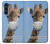 W3806 Funny Giraffe Hülle Schutzhülle Taschen und Leder Flip für Motorola Moto G200 5G