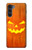 W3828 Pumpkin Halloween Hülle Schutzhülle Taschen und Leder Flip für Motorola Moto G200 5G