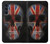 W3848 United Kingdom Flag Skull Hülle Schutzhülle Taschen und Leder Flip für Motorola Moto G200 5G