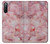 W2843 Pink Marble Texture Hülle Schutzhülle Taschen und Leder Flip für Sony Xperia 10 III Lite