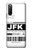 W3664 Airline Travel Luggage Label Hülle Schutzhülle Taschen und Leder Flip für Sony Xperia 10 III Lite