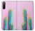 W3673 Cactus Hülle Schutzhülle Taschen und Leder Flip für Sony Xperia 10 III Lite