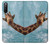 W3680 Cute Smile Giraffe Hülle Schutzhülle Taschen und Leder Flip für Sony Xperia 10 III Lite