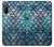 W3809 Mermaid Fish Scale Hülle Schutzhülle Taschen und Leder Flip für Sony Xperia 10 III Lite