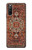 W3813 Persian Carpet Rug Pattern Hülle Schutzhülle Taschen und Leder Flip für Sony Xperia 10 III Lite