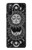 W3854 Mystical Sun Face Crescent Moon Hülle Schutzhülle Taschen und Leder Flip für Sony Xperia 10 III Lite