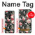 W2727 Vintage Rose Pattern Hülle Schutzhülle Taschen und Leder Flip für Sony Xperia Pro-I