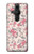 W3095 Vintage Rose Pattern Hülle Schutzhülle Taschen und Leder Flip für Sony Xperia Pro-I