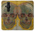 W3359 Vincent Van Gogh Skull Hülle Schutzhülle Taschen und Leder Flip für Sony Xperia Pro-I