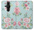 W3494 Vintage Rose Polka Dot Hülle Schutzhülle Taschen und Leder Flip für Sony Xperia Pro-I